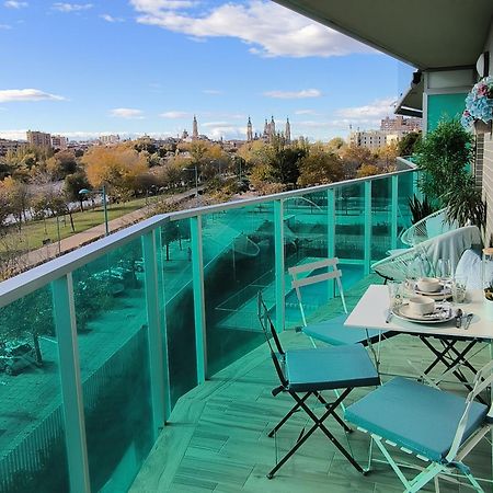 El Balcon Del Ebro By Alogest- Vistas, Piscina Y Con Parking Apartman Zaragoza Kültér fotó